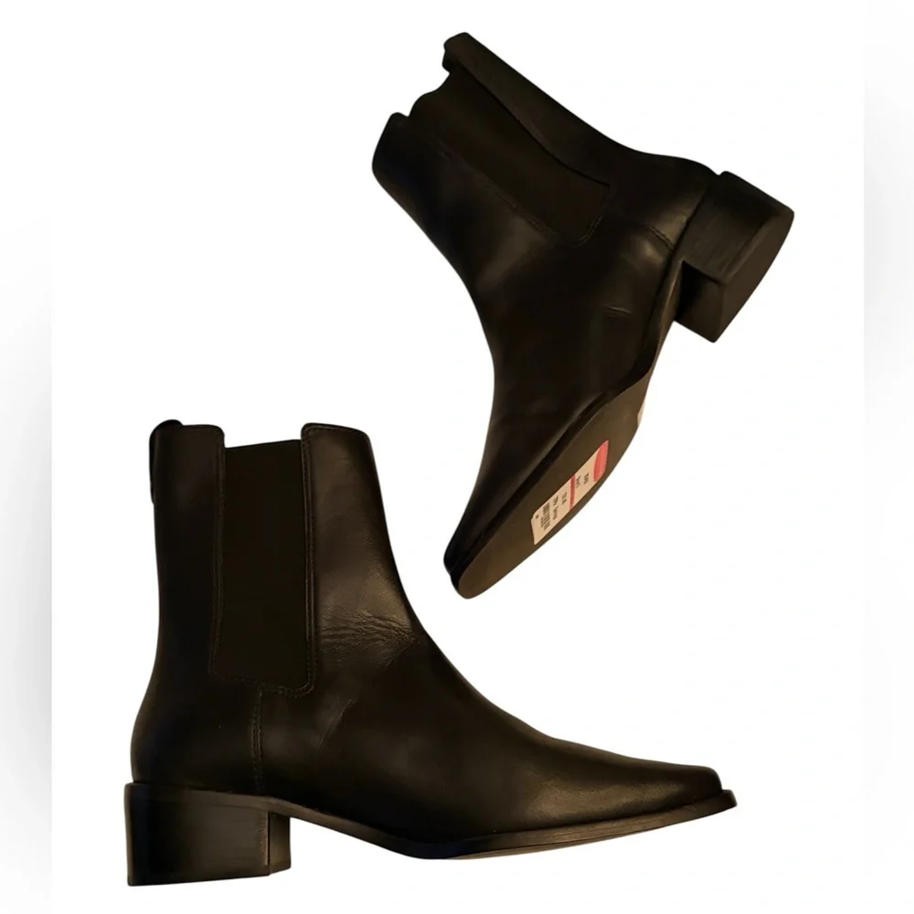 New! Tory Burch Chelsea Leather Boots Size 9 M